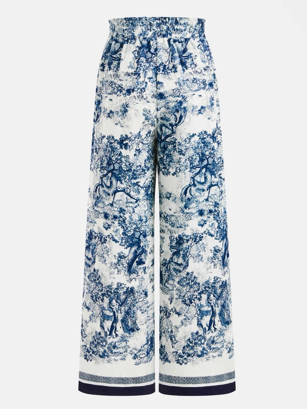Commense Blue Toile Wide-Leg Pant Set - Picture 6 of 9